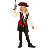 Costume de pirate crâne pour fille