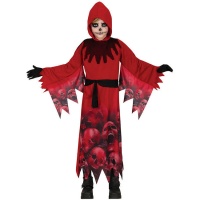 Costume de faucheur rouge pour enfant