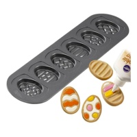 Moule à biscuits en forme d'oeufs de Pâques en aluminium - Wilton - 6 cavités