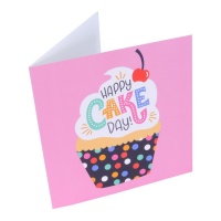 Carte de voeux avec Cupcakes