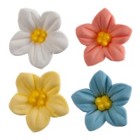 Figurines en sucre fleur Fée Clochette de 3,5 cm - Dekora - 64 unités