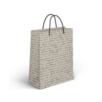 Sac cadeau de 23 x 18 x 10 cm avec texte écrit - 1 unité