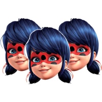 Masques de Ladybug - 6 unités