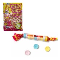 Bonbons comprimés - Mega fizz roll - 200 unités