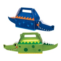 Boîte en carton Crocodile - 4 unités