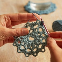 Kit de crochet - Sous-verres style mandala - DMC