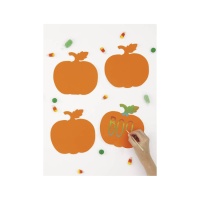 Citrouilles amusantes à gratter et dessiner