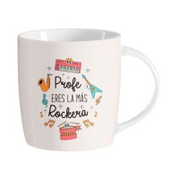 Tasse de 350 ml Professeur vous êtes la plus rockeuse