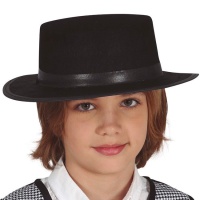 Chapeau cordouan noir pour enfants de 50 cm