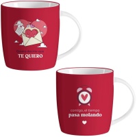 Tasse de 350 ml Je vous aime assortie - 1 unité