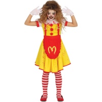 Déguisement de clown Mckiller pour fille