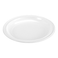 Assiettes en plastique de 22 cm - 100 unités