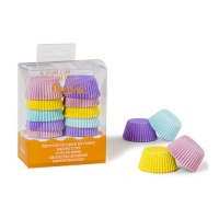 Capsules pour mini cupcakes en couleurs pastel - Decora - 200 unités