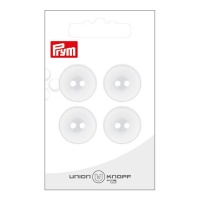 Boutons blancs de 2 cm avec deux trous - Prym - 4 unités