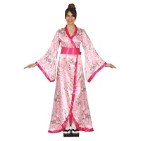 Costume de geisha floral pour femme