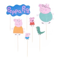 Décorations de Gâteau Peppa Pig - 12 unités