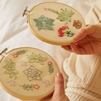 Kit de broderie duo - Jardin en miniature - DMC