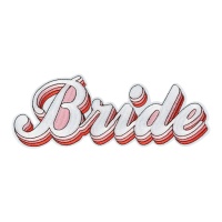 Patch thermocollant Bride blanc et rose