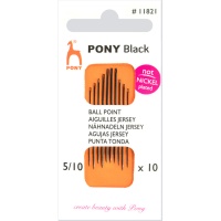 Aiguilles pour jersey n° 5-10 - Pony - 10 unités