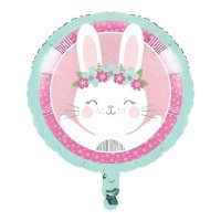 Ballon rond de Petit Lapin de 45,7 cm - Creative Converting