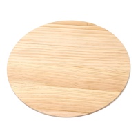 Disque en bois de 30 x 0,5 cm - 1 unité