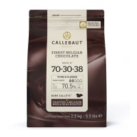 Pépites à fondre de chocolat noir 70,5% de 2,5 kg - Callebaut