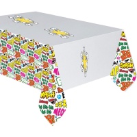 Nappe de la Ligue des Justiciers bande dessinée - 1,8 x 1,2 m