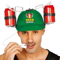 Casque à boisson beer king