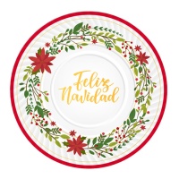 Plateau de fleur de Noël de 30,5 cm - 1 unité