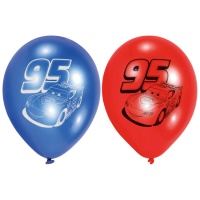 Ballons en latex Cars de 22,8 cm - Amscan - 6 unités