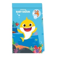 Sachets en papier Baby Shark - 4 unités