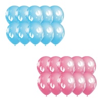 Ballons empreinte de bébé de 30 cm - 10 unités