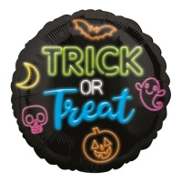 Ballon Rond Trick or Treat de 45 cm - Anagram