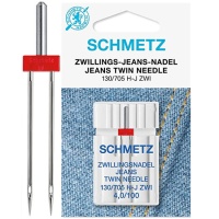 Aiguille pour machine à coudre double jeans nº 4-100 - Schmetz