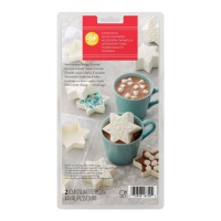 Moule en forme de flocon de neige pour chocolat - Wilton - 6 cavités