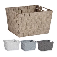 Panier en tissu conique droit de 35 x 25 x 20,5 cm - 1 unité