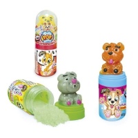 Mini bouteille avec Pets Pop Dipper sucette avec poudre de bonbons 40 gr - 1 pièce