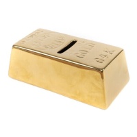 Tirelire lingot d'or - DCasa