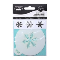 Pochoirs de flocons de neige pour cupcakes de 9 cm - JEM - 3 unités