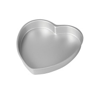 Moule coeur en aluminium de 25 x 7,5 cm - Decora