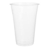 Gobelets de 200 ml en plastique transparent - 100 unités