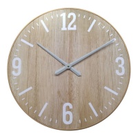 Horloge murale en bois 