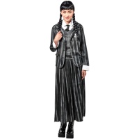 Déguisement de Mercredi Addams en uniforme pour femme