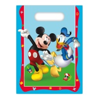 Sacs Mickey Mouse bleu - 6 unités