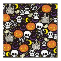 Serviettes d'Halloween de 33 x 33 cm - 20 unités