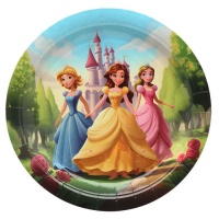 Assiettes de Princesses de 23 cm 6 unités