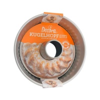 Moule Bundt Kugelhopf en acier de 22 x 11,5 cm - Décorez