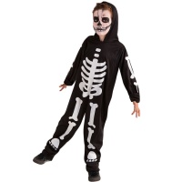 Costume d'enfant squelette phosphorescent