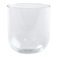 Verres cylindriques en plastique transparent de 87 ml - Dekora - 100 unités