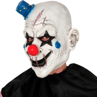 Masque de clown sinistre avec chapeau